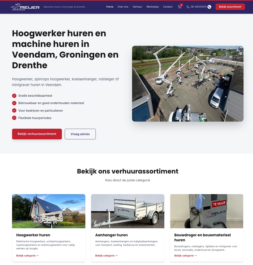 WEBSITE-VERHUUR